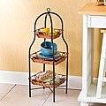 Rattan 3-tier Storage Basket