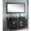 Ariel 'Aurora' Double Sink Bathroom Vanity Set