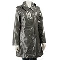 MICHAEL Michael Kors Women's Coated Linen Hooded Raincoat