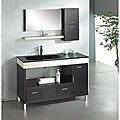 Ariel 'Gemini' Espresso Finish Bathroom Vanity Set