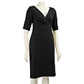Eliza J Women's Navy Blue 1/2-sleeve Dress