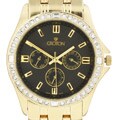 Croton Goldplated Men's Crystal Chronograph Watch