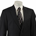 Haspel Men's Navy Pinstripe Wool Suit