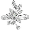 14k White Gold 1/4ct TDW Diamond Vine Ring (G-H, SI3)