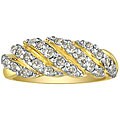 10k Yellow Gold 3/4ct TDW Diamond 'Shrimp' Ring (K-L, I3)