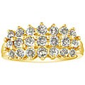 10k Yellow Gold 1ct TDW Diamond Band (H-I, I2-I3)