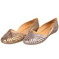 Frye Women's 'Clementine' Metallic Woven Flats