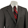 J.G. Hook Men's Grey Herringbone Lambswool Blazer