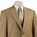 Pendleton Men's Tan Windowpane Wool Blazer