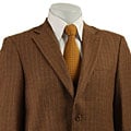 Pendleton Men's Dark Tan Houndstooth Wool Blazer