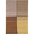 Hand-tufted Embassy Shades Wool Rug (5' x 8')