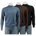 Cullen Men's Classic Mock Turtleneck Sweater
