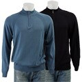 Cullen Men's Silk Blend 1/4-zip Sweater