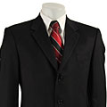 Adolfo Men's Black Cashmere and Silk Blend Blazer