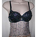 Bad Sushi Black Belly Dancing Top (Indonesia)