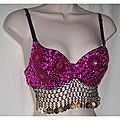 Bad Sushi Pink Belly Dancing Top (Indonesia)