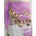 Bad Sushi Purple Belly Dancing Coin Wrap Skirt (Indonesia)