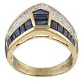 Encore by Le Vian 18k Gold Sapphire and 1/10ct TDW Diamond Ring