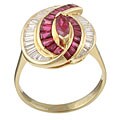 Encore by Le Vian 18k Gold Ruby and 1 1/5ct TDW Diamond Ring (I, SI1-SI2)