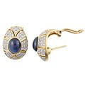 Encore by Le Vian 18k Gold Sapphire/ Diamond Earrings