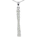 14k Gold 1/2ct TDW Diamond Journey Stick Necklace (I/J, I1)