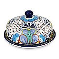 'Blue Legends' Ceramic Serving Dish (Mexico)