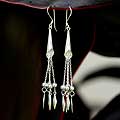 'Silver Cascade' Earrings (Thailand)