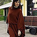 Alpaca Wool 'Hot Cherry' Wrap (Peru)