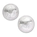 Silver 'Shining Bubbles' Earrings (Peru)