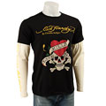 Ed Hardy Men's Premium Black 'Love Kills Slowly' T-shirt