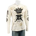 Christian Audigier Men's Cream Panther T-shirt