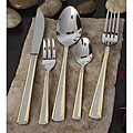Loren Products Gold Accent 84-piece Flatware Set