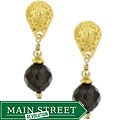 Vermeil Black Onyx Post Earrings