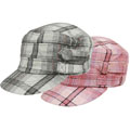 Adi Fleece Lined Plaid Millitary Cap