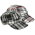Adi Designs Fleece Lined Plaid Cap