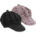Adi Designs Cotton Crochet Newsboy Cap