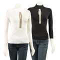 Belldini Women's Long-sleeve Mock Turtleneck