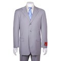 Mantoni Men's Grey 3-button Wool Suit