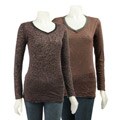 Erge Designs Women's Long-sleeve Burnout Tee