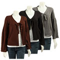 RXB Women's Bell-sleeve Empire-waist Cardigan