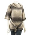 RXB Women's Ombre Belted Sweater