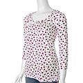 Energie Junior's Heart Print 3/4-sleeve Shirt