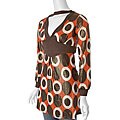Runway Collection Women's Circle Print Top