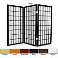 Window Pane 36-inch 3-panel Shoji Screen (China)