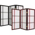 Double Cross 36-inch 4-panel Shoji Screen (China)