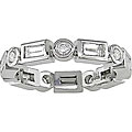 18k White Gold 4/5ct TDW Diamond Eternity Band (G-H-I, SI-I1) (Size 6.5)