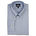 Dockers Men's Blue Windowpane Dress Shirt