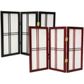 Double Cross 24-inch 3-panel Shoji Screen (China)