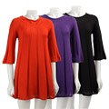 Bask Women's Knit Trapeze Mini Dress