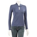 August Silk Women's Long-sleeve Twist Neck Sweater